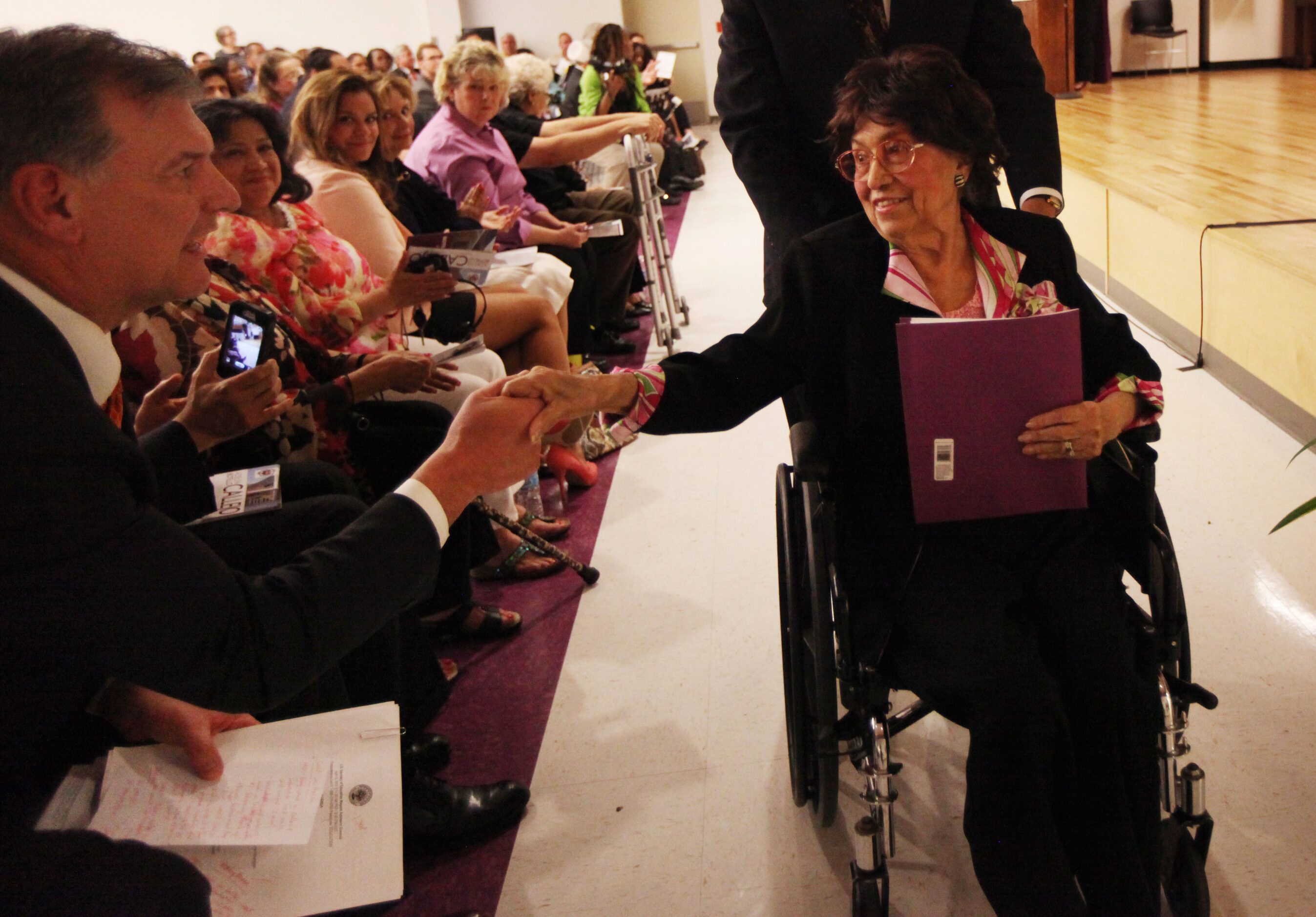 Adelfa Callejo, the first Hispanic woman to graduate from SMU's Dedman School of Law, was...