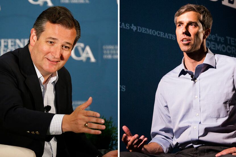 Sen. Ted Cruz is running against U.S. Representative Beto O'Rourke, for the Texas seat in...