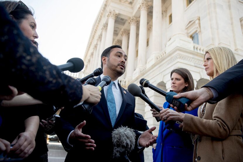 Rep. Joaquin Castro, D-Texas, said President Donald Trump's national emergency declaration...