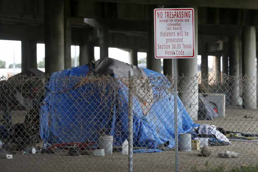 Tent City was a sprawling homeless encampment under I-45 that was once home to more than 300...