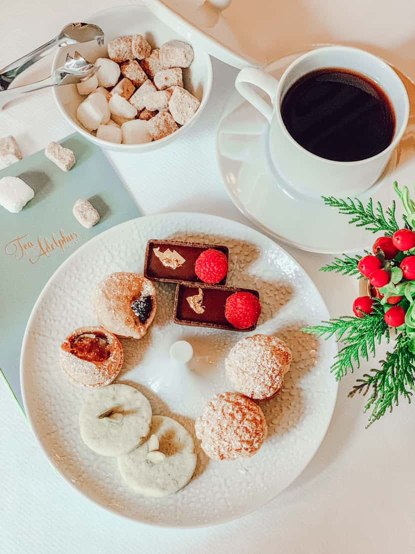 The French Room at the Adolphus is serving a holiday tea through Jan. 15, 2022.