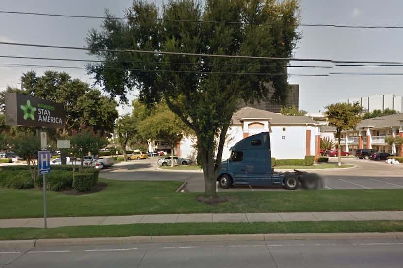  Gunfire was reported at the Extended Stay America on Coit Road in North Dallas. (Google Maps)
