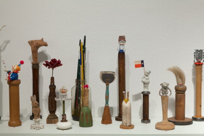 Robin Ragin Objects on a Shelf Series, installation detail 2013