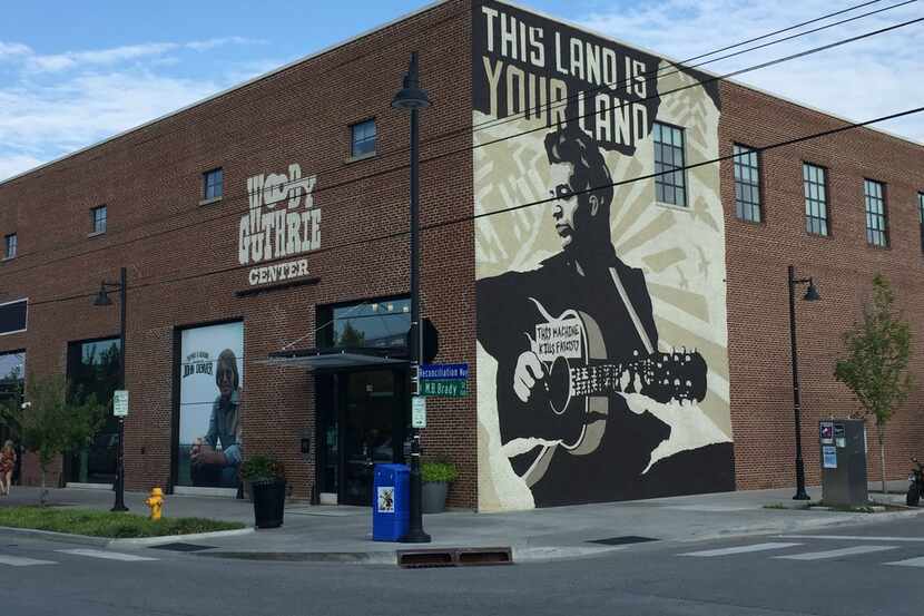 The Woody Guthrie Center, in the Tulsa Arts District, explores the life and music of the...