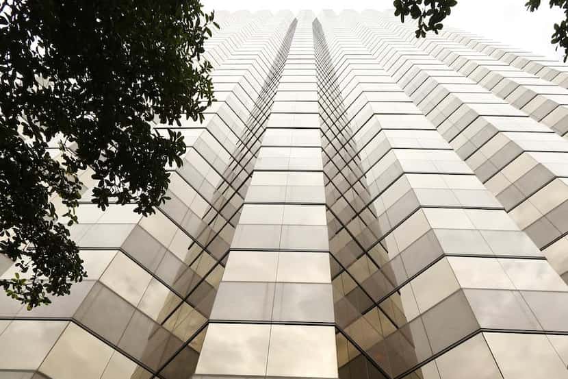 
The 45-story Ross Tower, at Akard and San Jacinto streets, sold for $120 million to Bandera...
