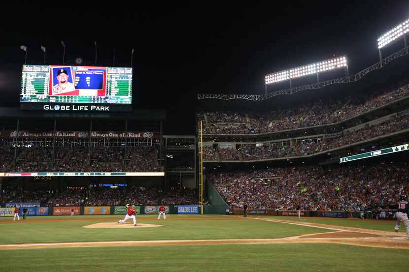 May 9, 2014; Arlington, TX, USA; Texas Rangers starting pitcher Yu Darvish (11) throws in...