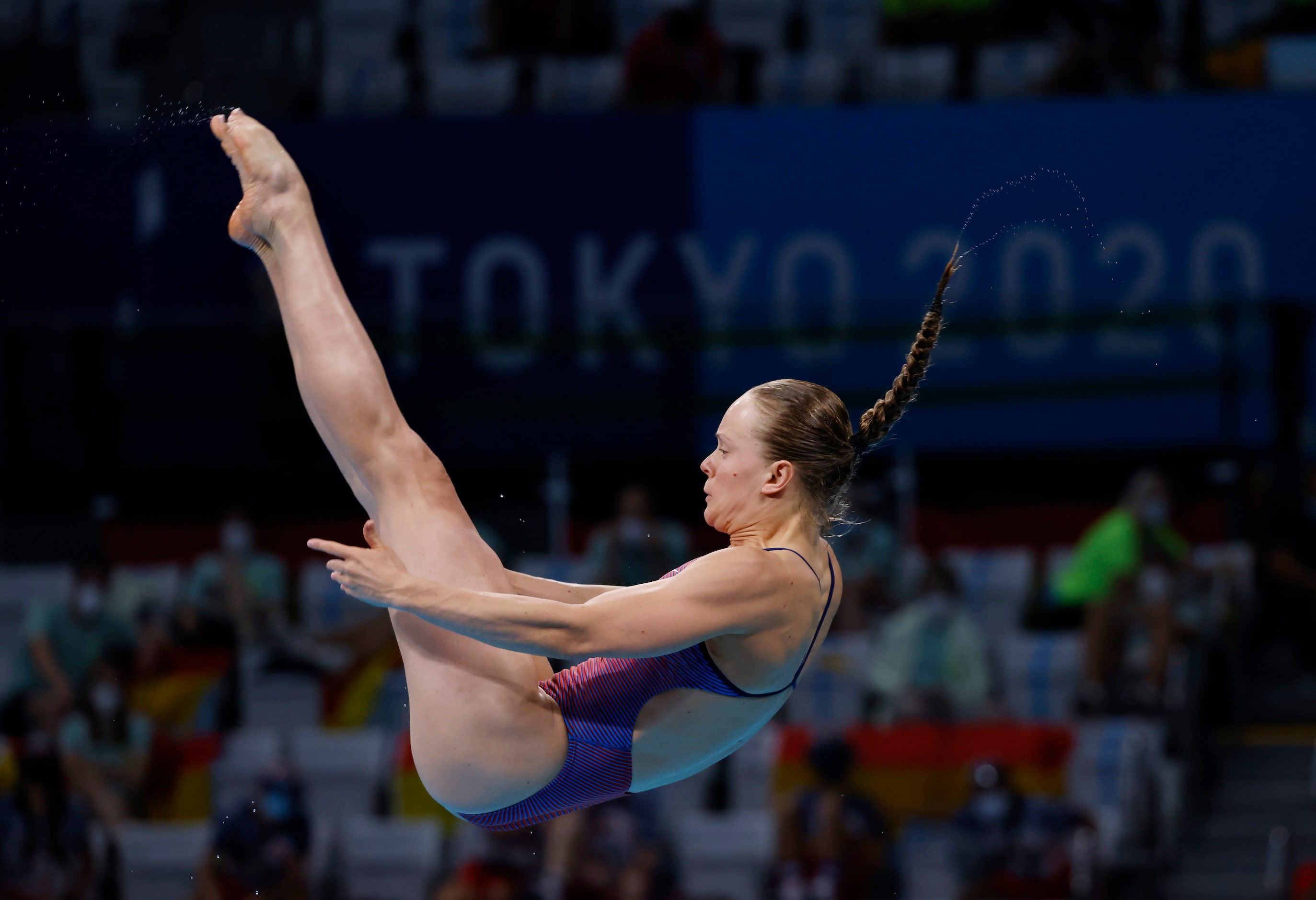 USA’s Krysta Palmer competes in the women’s 3 meter springboard preliminary competition...