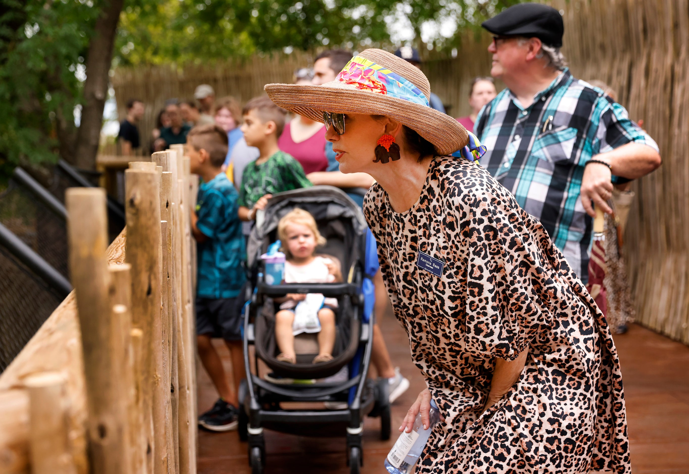 Ramona Bass, chair of the Fort Worth Zoological Association Board of Directors, views...