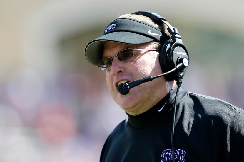 TCU head coach Gary Patterson looks within, ready to evaluate program. (AP Photo/Tony...