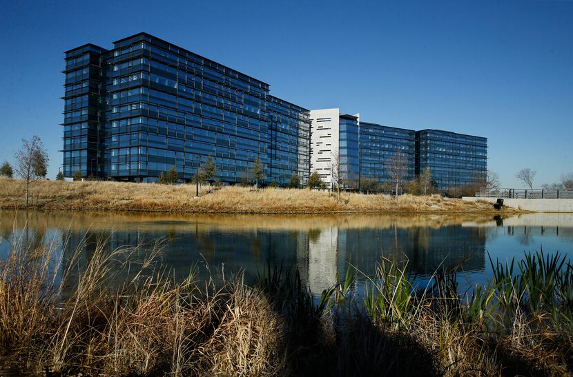 An exterior view of Pioneer Natural Resources' new headquarters in the Las Colinas...