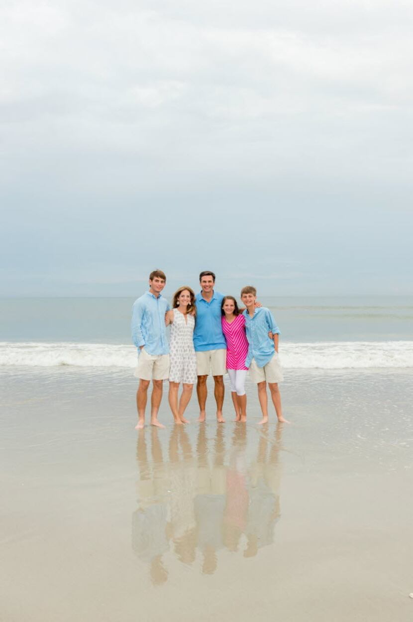 The Dooley family (from left): John Taylor, Allison, Derek, Julianna and Peyton