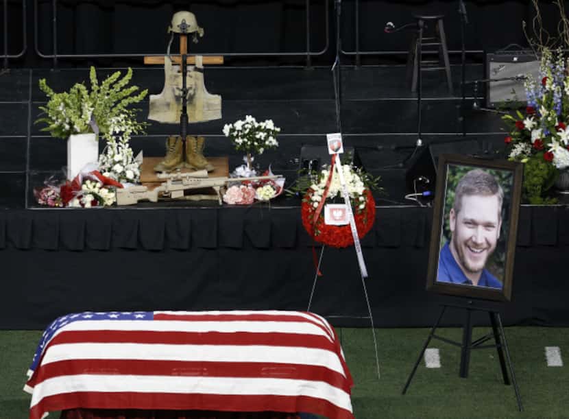 Former Navy SEAL Chris Kyle's memorial service was held on Monday, February 11, 2013 at...