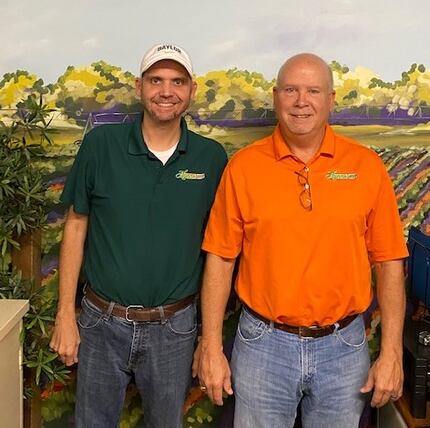 Collin Hunn (left) is vice president and Pat Hunn is president of Garland-based First Place...