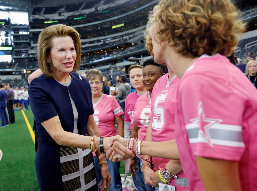 Nancy Goodman Brinker, founder and global strategy chair of Susan G. Komen, met with breast...