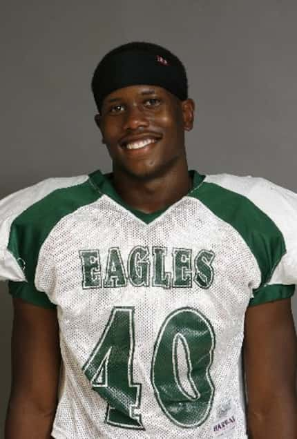 ORG XMIT: *S0417638918* DeSoto High School # 40 Von Miller Football media day, for DeSoto...