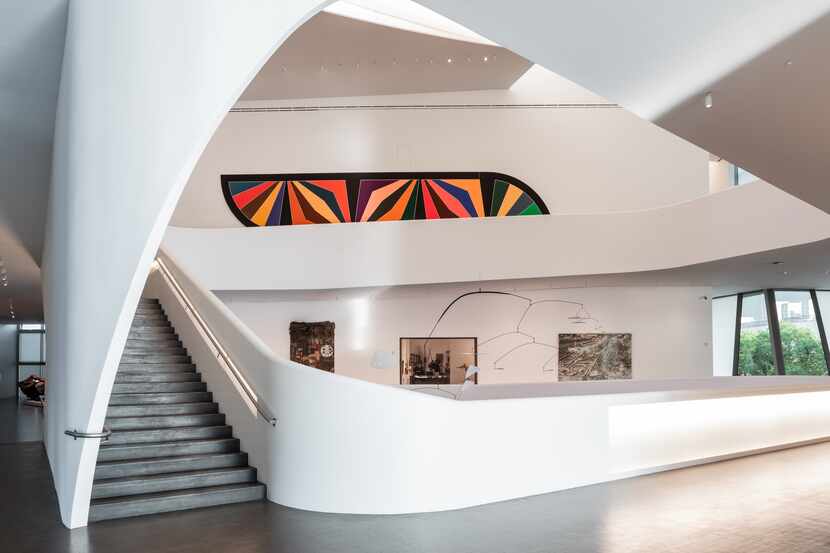 The new building accommodates the museum's growing collection of modern and contemporary art...