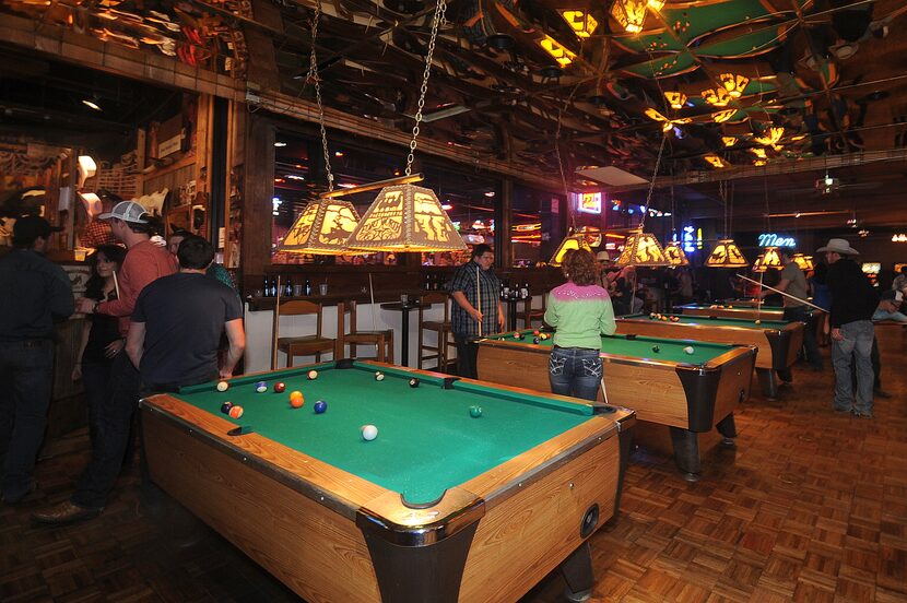 Those looking to shoot some stick can use one of over a dozen pool tables at Billy Bob's...