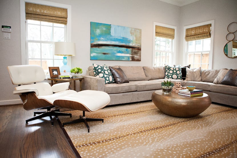 Sometimes you don't have to buy anything to decorate a space. Instead, try pieces out in a...