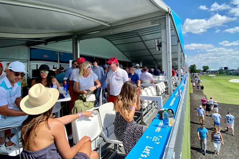 Corporate suites got an intimate look at this year's AT&T Byron Nelson tournament.