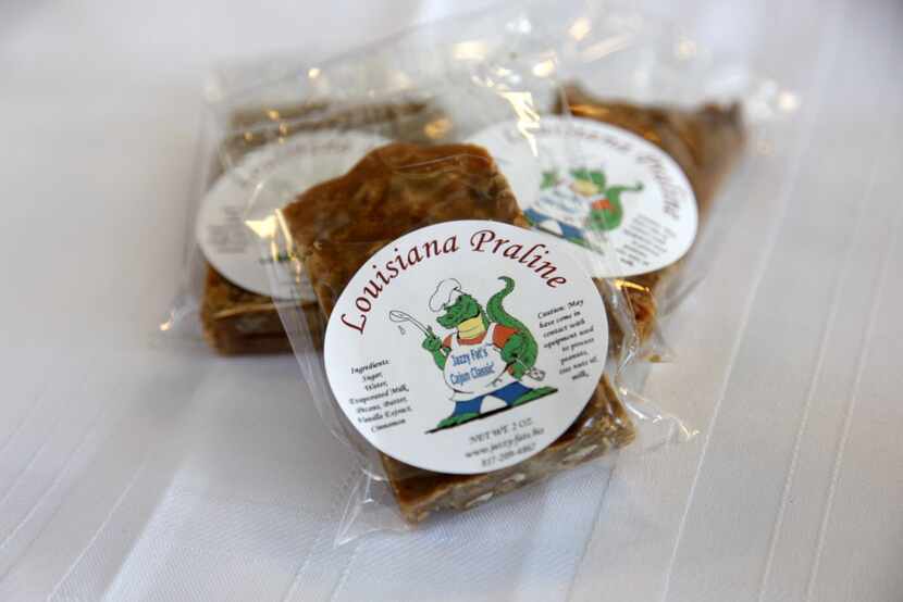 Louisiana Pralines for sale at the City of Dallas Farmers Market on North Pearl Street in...