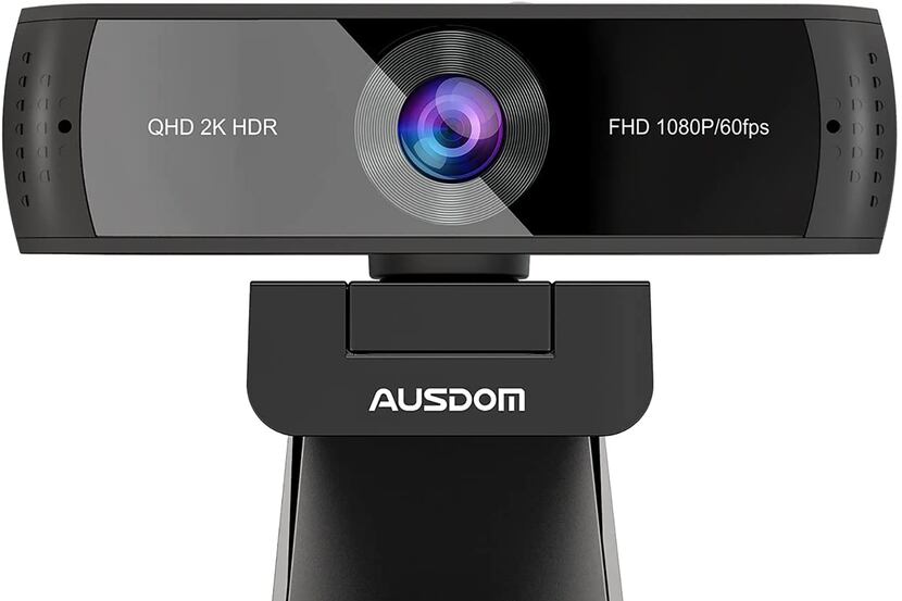 The Ausdom HDR 2K Live Streaming Webcam can attach to your monitor or sit on a tripod.