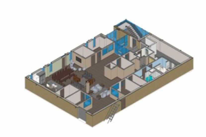  Rendering of the first floor of the Incarnation House. The after-school center is slated to...