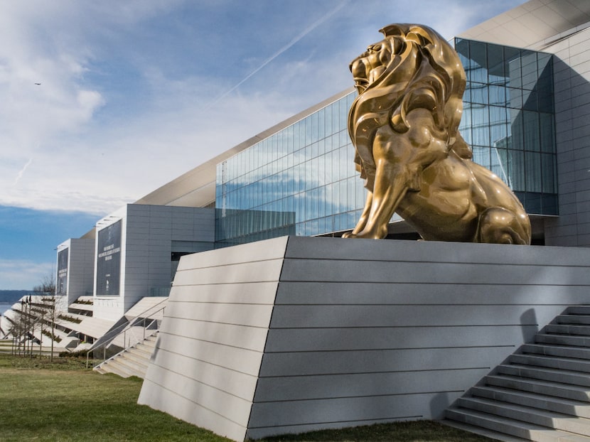 MGM National Harbor occupies a prime space on the banks of the Potomac River.