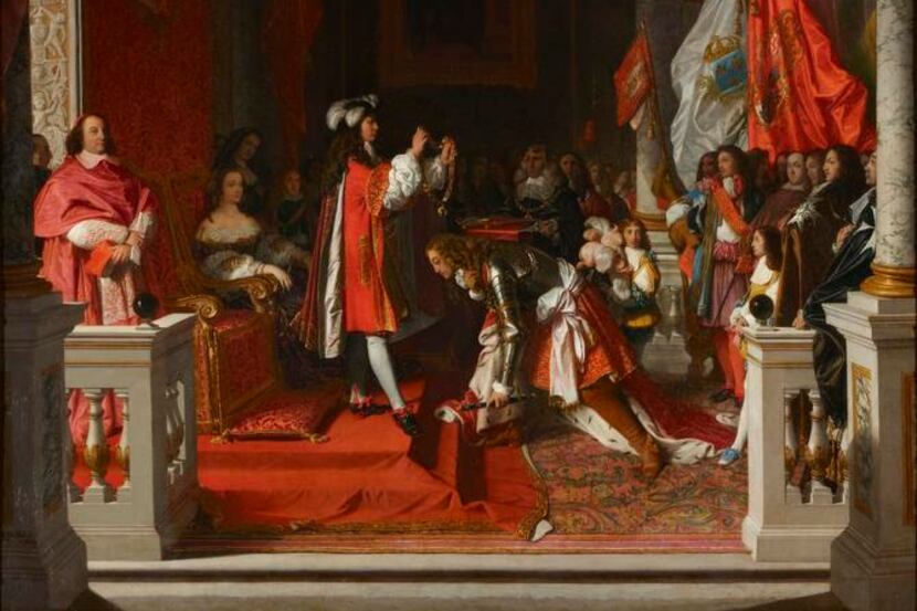 
Jean-Auguste-Dominique Ingres, “King Philip V Imposing the Golden Fleece onto the Duke of...
