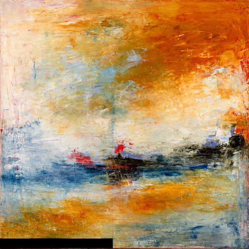 Peter Burega, Petit Clef No. 2, 48x48, oil on panel