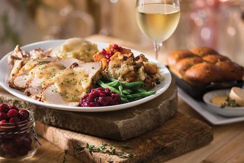 Seasons 52's Thanksgiving dinner will include Plainville Farms roasted turkey, traditional...
