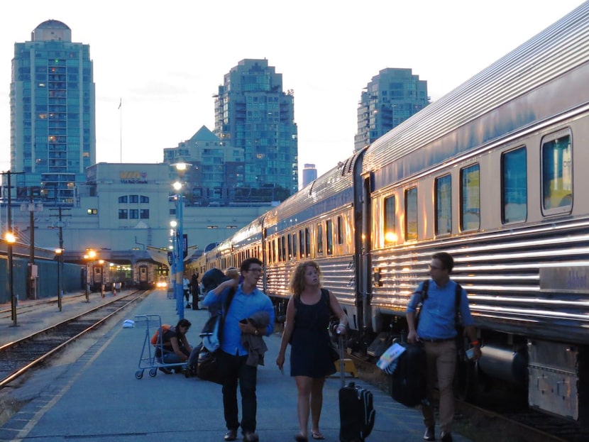 Boarding the  Via Rail Canadian in Vancouver is the start of this 3 1/2-day   journey across...