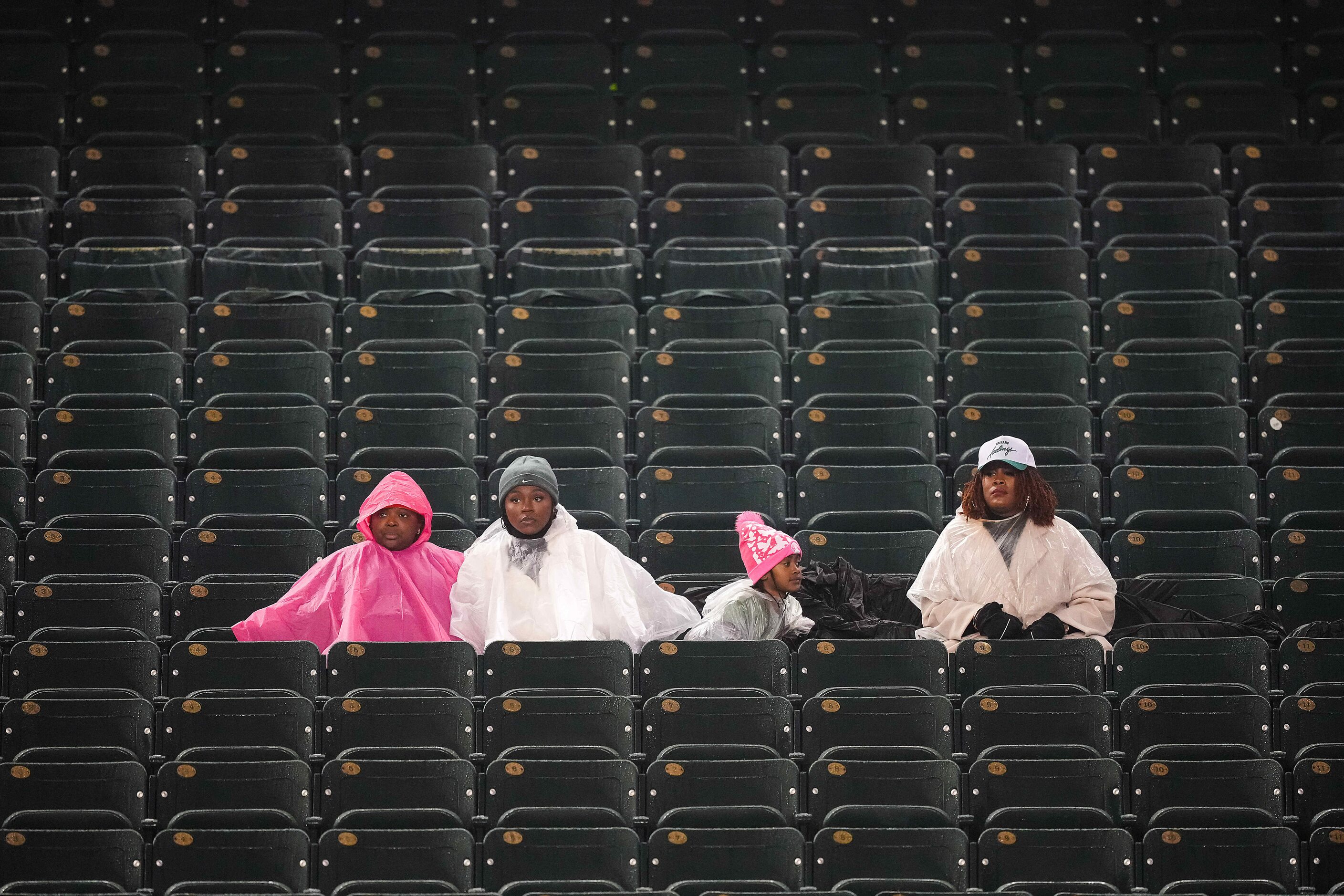 DeSoto fans watch during the second half of the Class 6A Division II Region II final against...