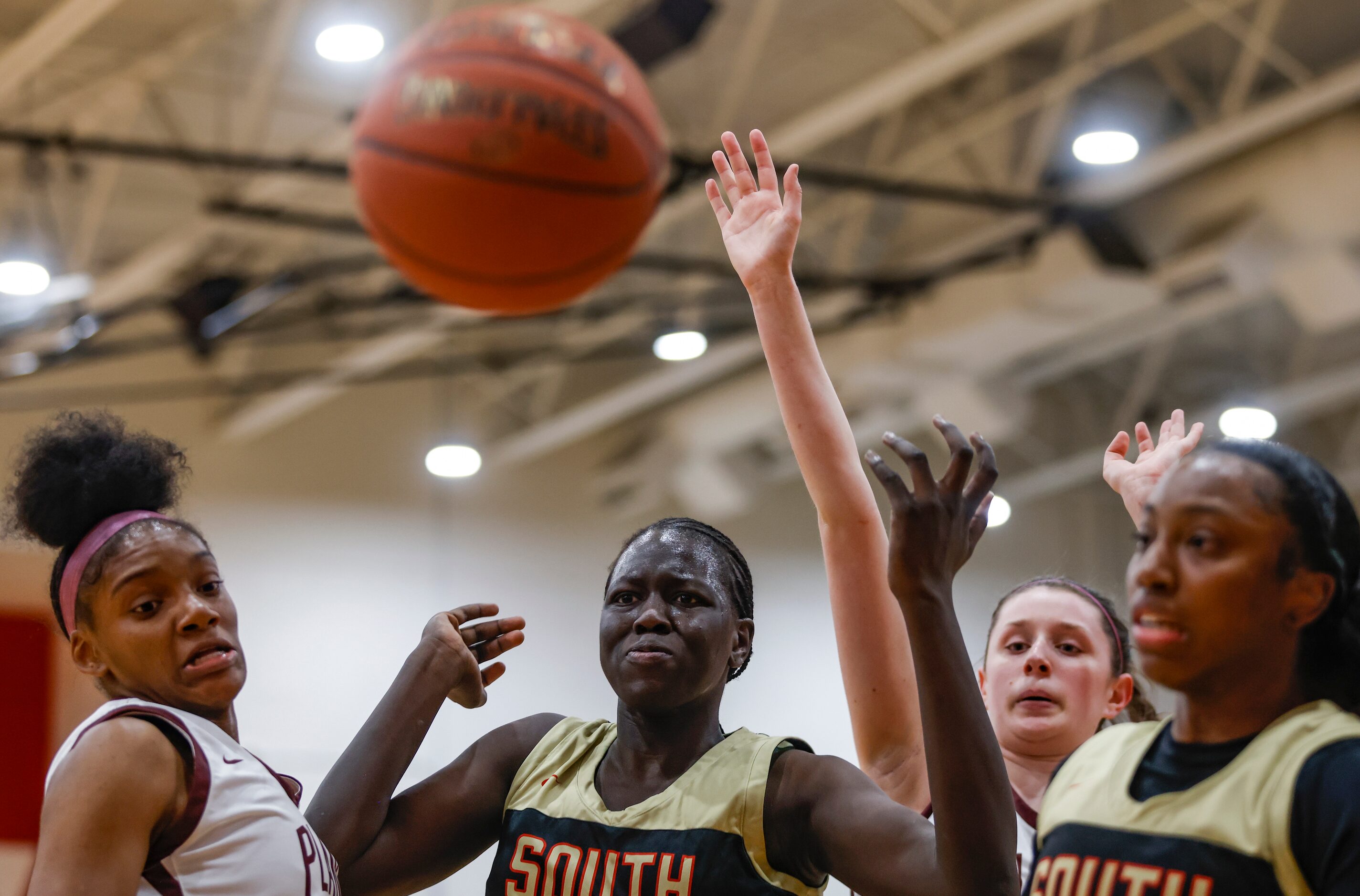 Plano Senior High School Allysa Pendley (41), South Grand Prairie High School Adhel Tac...