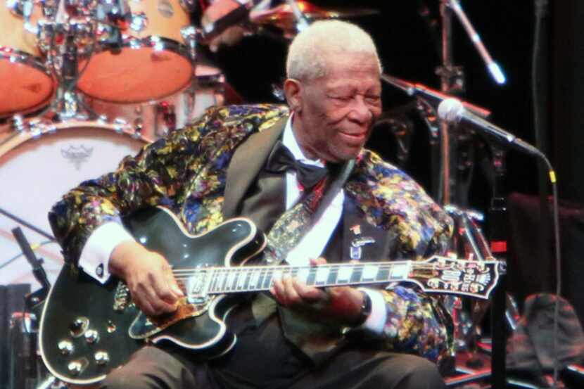 B.B. King performs at the Winspear Opera House.