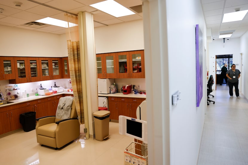 Lab inside the South Dallas clinic of Prism Health North Texas, on Wednesday, Dec. 11, 2024,...