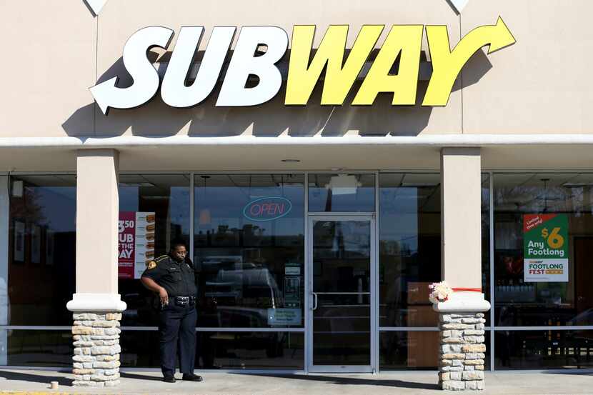 Houston police say an 18-year-old sandwich shop employee was fatally shot Wednesday during...