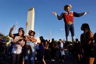 Big Tex welcomes crowds to Fair Park during the State Fair of Texas’ 24-day run.