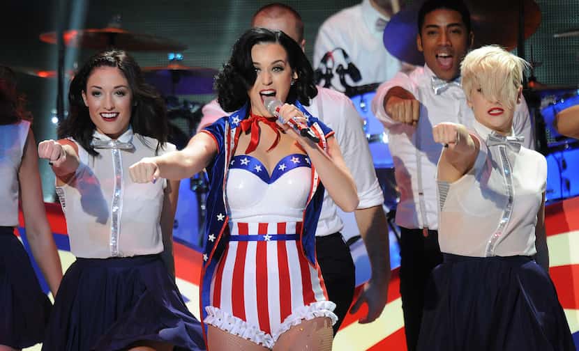 Singer Katy Perry performs during the Kids Inaugural Concert at the Convention Center in...