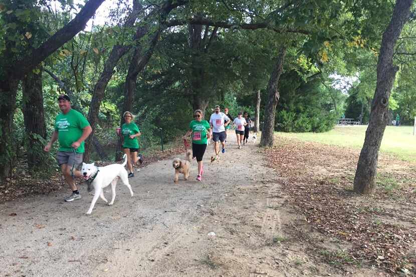 This year's Hungry Hound Hustle on the Trinity Trails in Fort Worth is Saturday