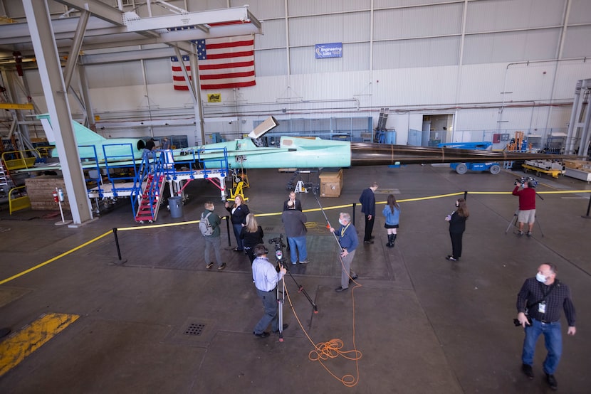 The aircraft, made by Lockheed Martin’s Skunk Works facility in Palmdale, Calif., and...