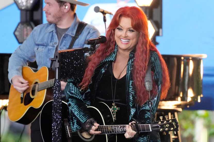 Wynonna Judd performs on NBC's "Today" at Rockefeller Plaza on Monday in New York.