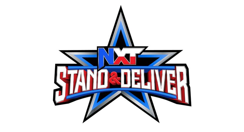 Texas-inspired logo for WWE's "NXT Stand & Deliver" event scheduled for April 2, 2022 at...