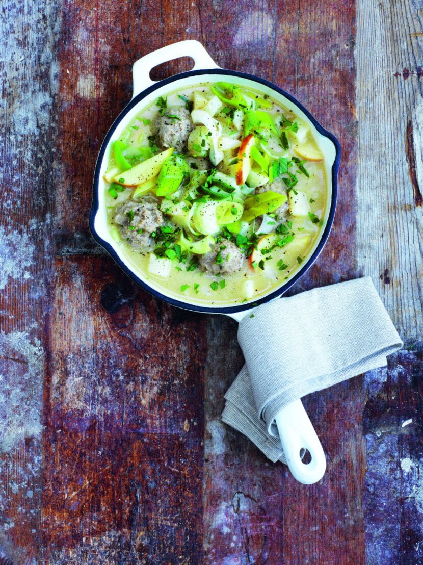 Meatballs with Celeriac and Apples from "Scandinavian Comfort Food: Embracing the Art of...