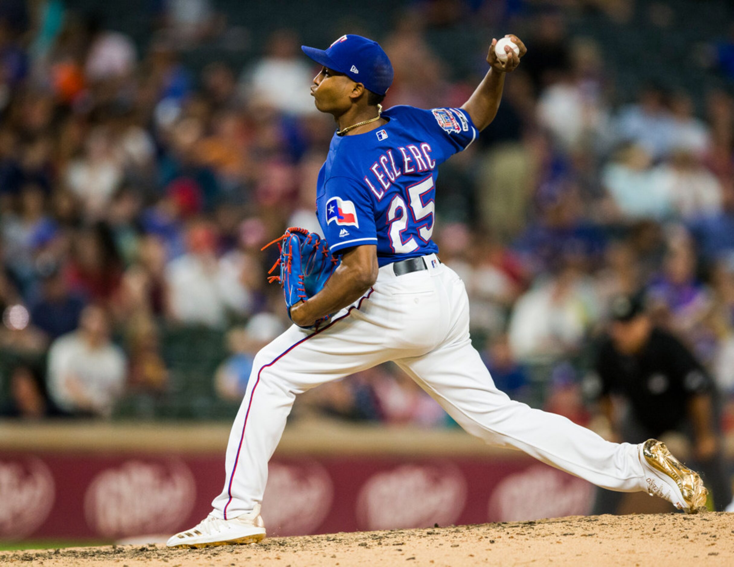 /of an MLB game between the Texas Rangers and the Seattle Mariners on Tuesday, May 21, 2019...