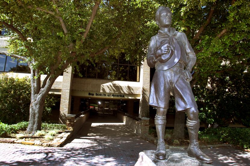 The Boy Scouts of America headquarters off of Walnut Hill Lane in Irving on Friday, April...