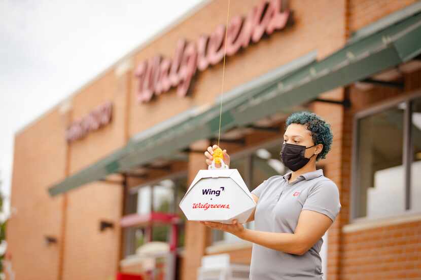The Walgreens on Eldorado Parkway in Little Elm will deliver small purchases to residents...