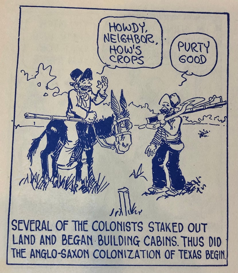 Moses Austin died, but his followers want to establish an "Anglo-Saxon," or white, Texas to...