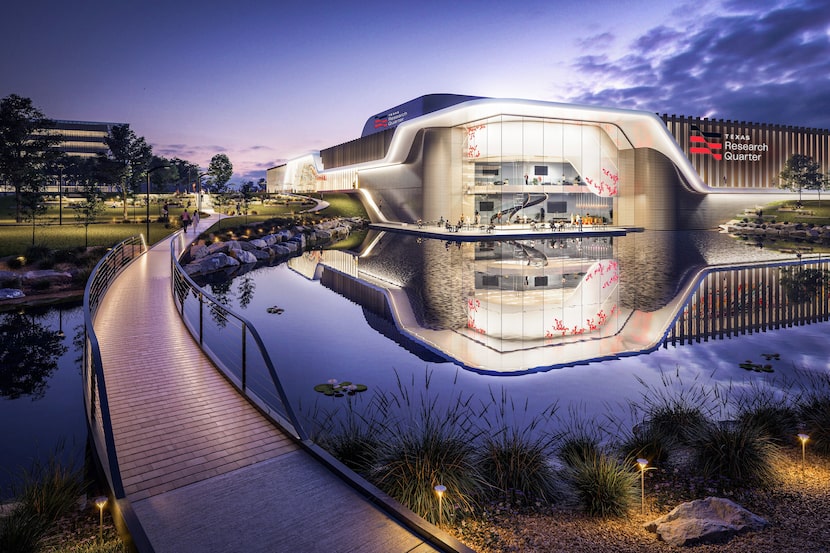 A rendering of  The Texas Research Quarter, a new life sciences and medical center that will...