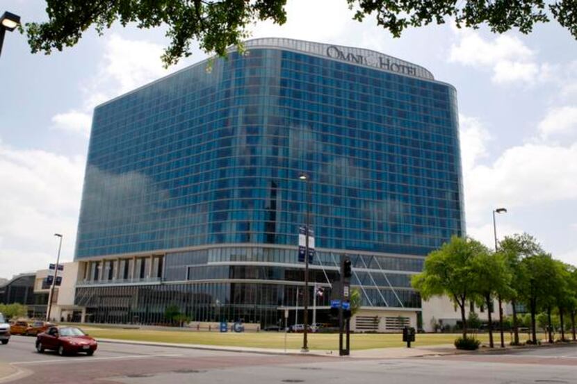 The open land in front of the Omni Dallas Hotel will be used for retail.