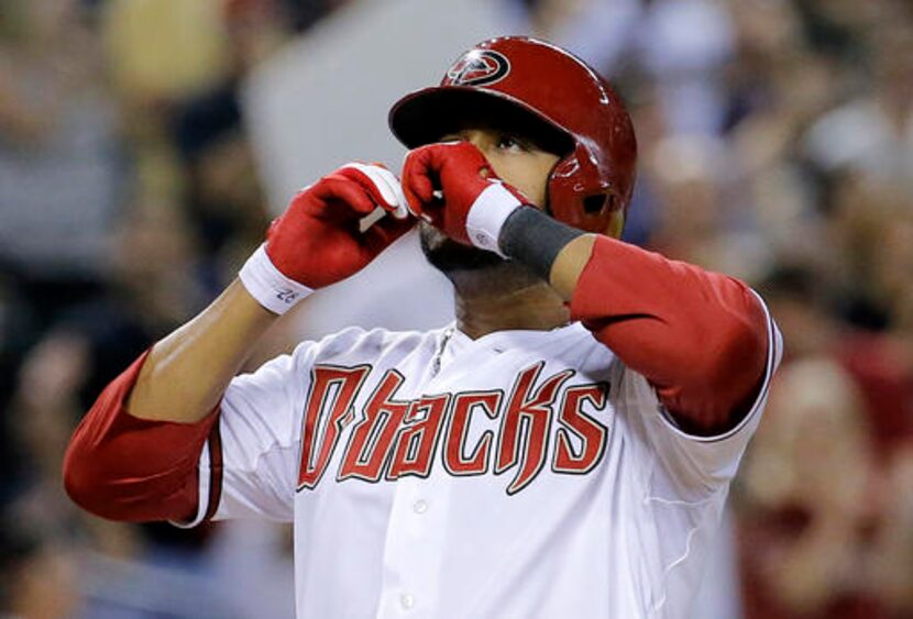 Foto de julio de 2014, muestra al pelotero de los Diamondbacks Andy Marte . Autoridades en...